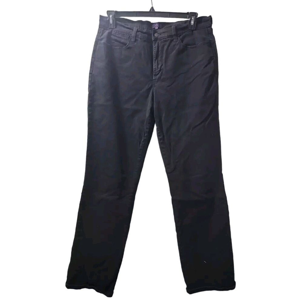 NYDJ Women's Lift Tuck Tech Skinny Jean Size 14 Dark Wash Denim Stretchy Casual